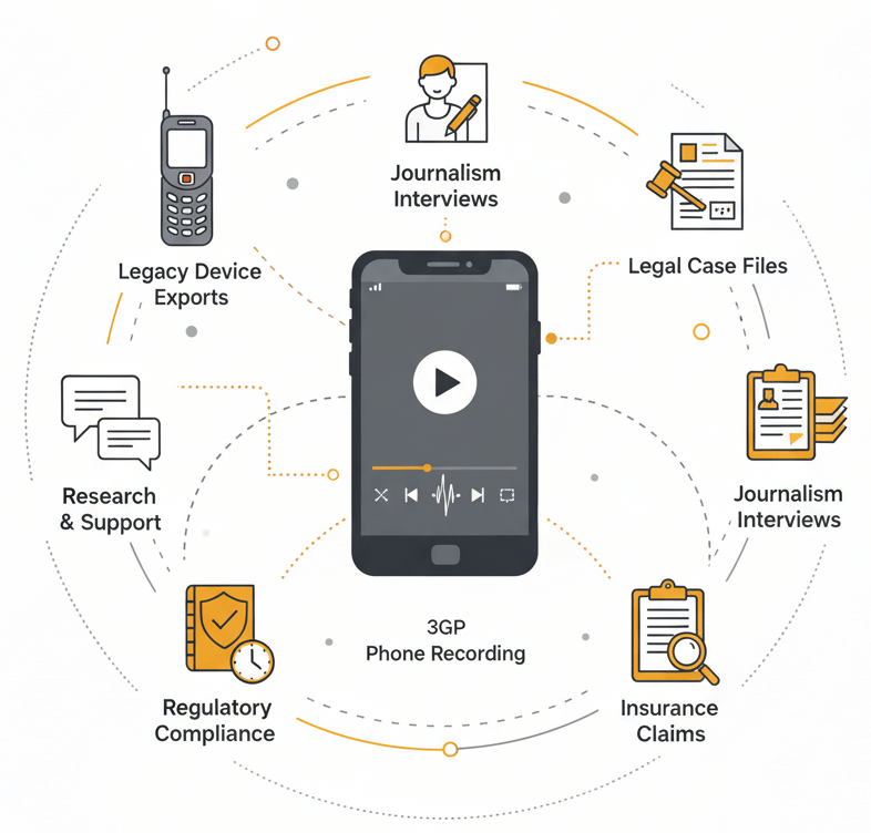 3gp transcription use cases