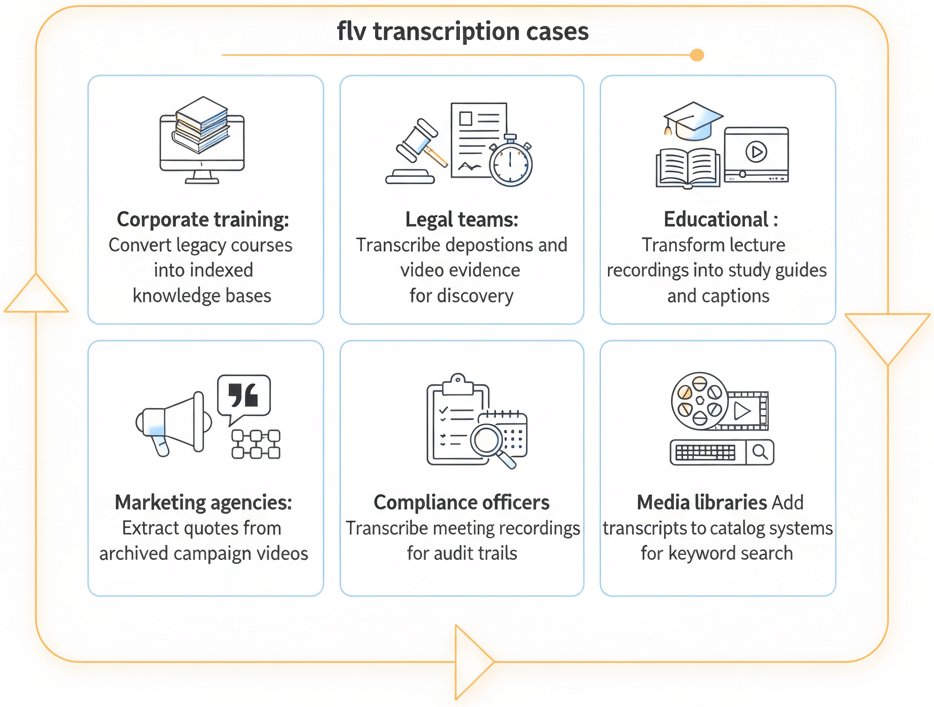 flv transcription cases