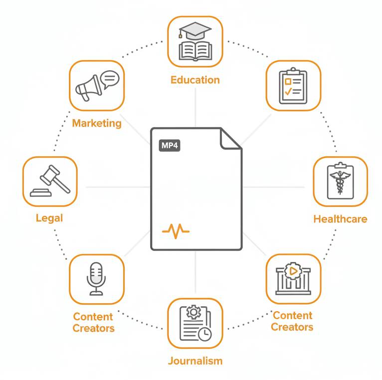 mp4 transcription use cases