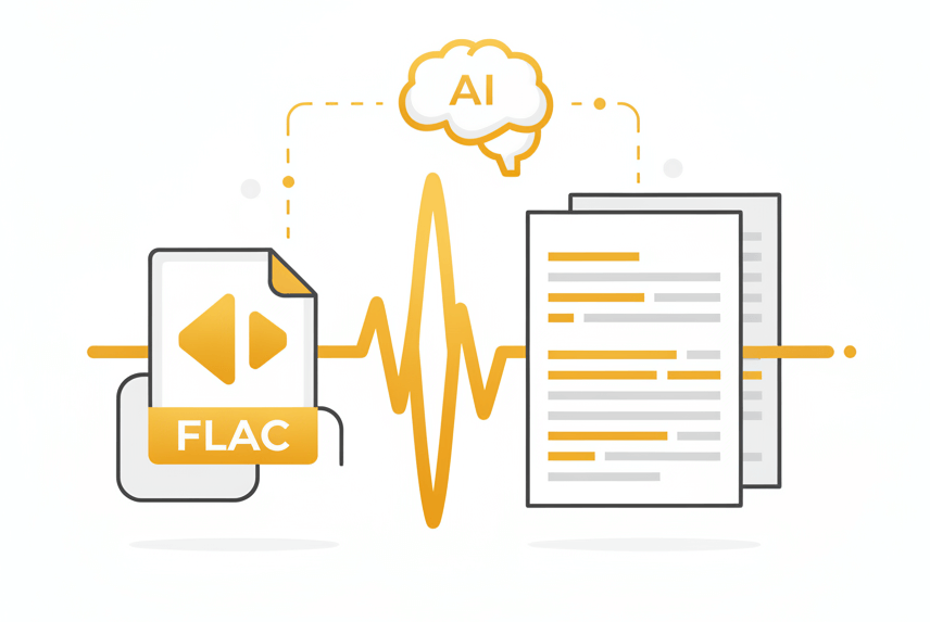 flac to text conversion