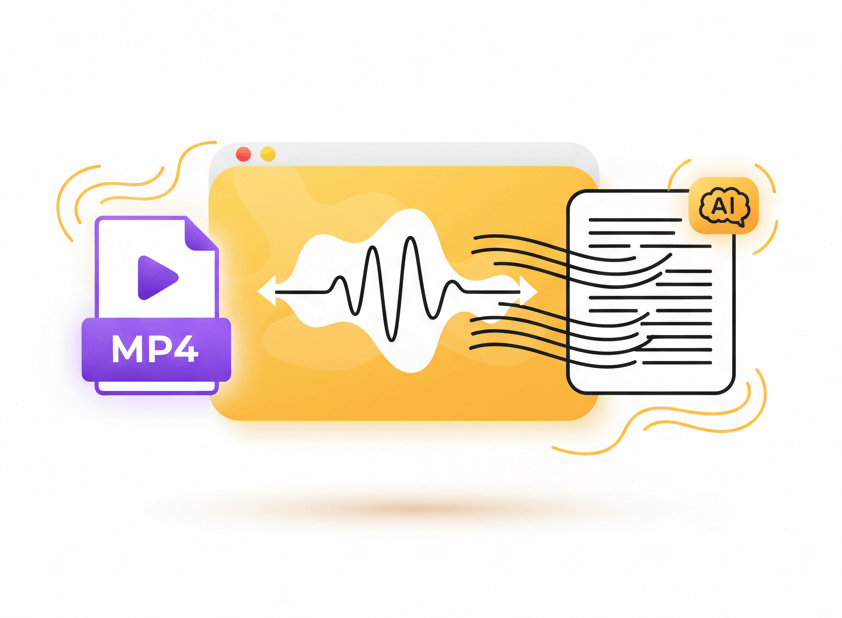 mp4 to text transcription