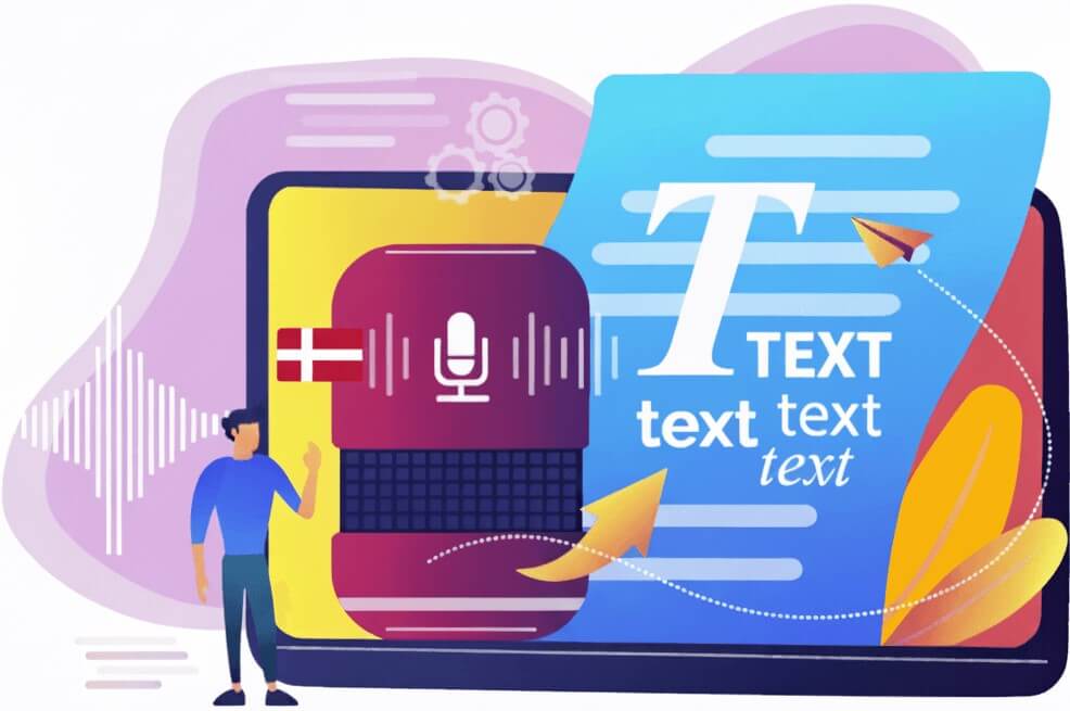 ai transskribering dansk