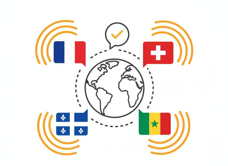 francophone accent transcription