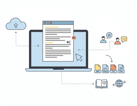 Edit and export transcripts for research analysis