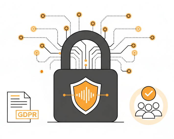 secure and private transcription