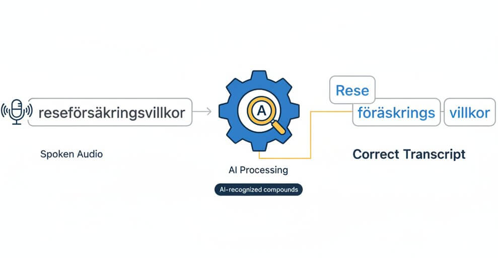 swedish compound word recognition